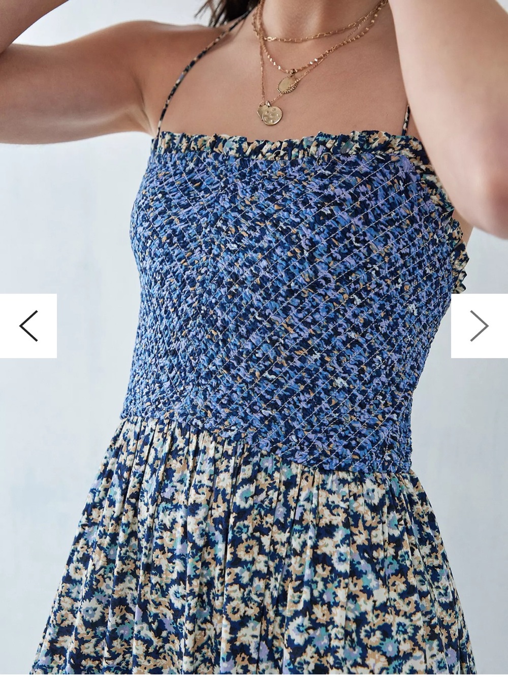 Free People Blue Floral Maxi Dress - Picture 4 of 15
